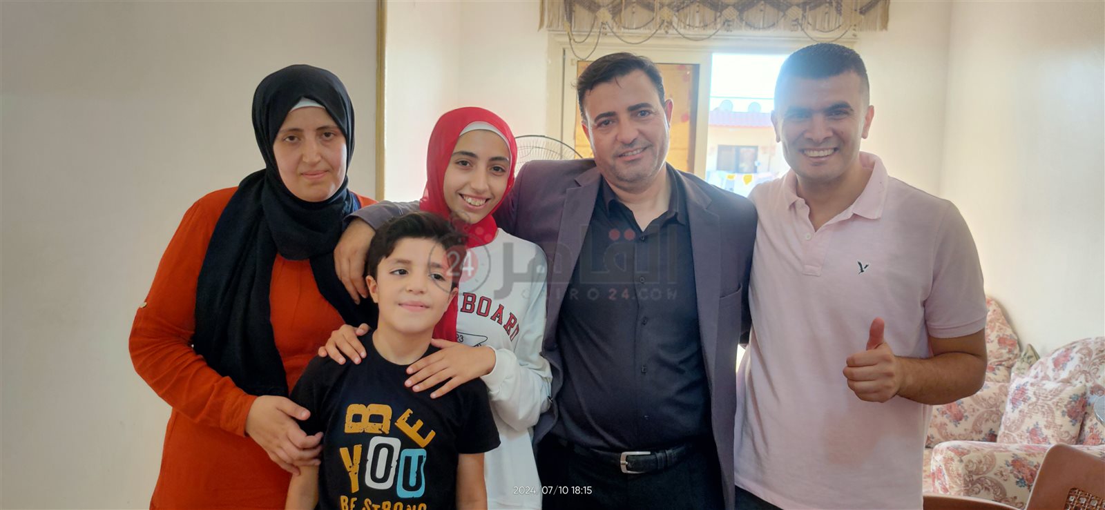 مراسل القاهرة 24 مع أسرة الأولى على الجمهورية