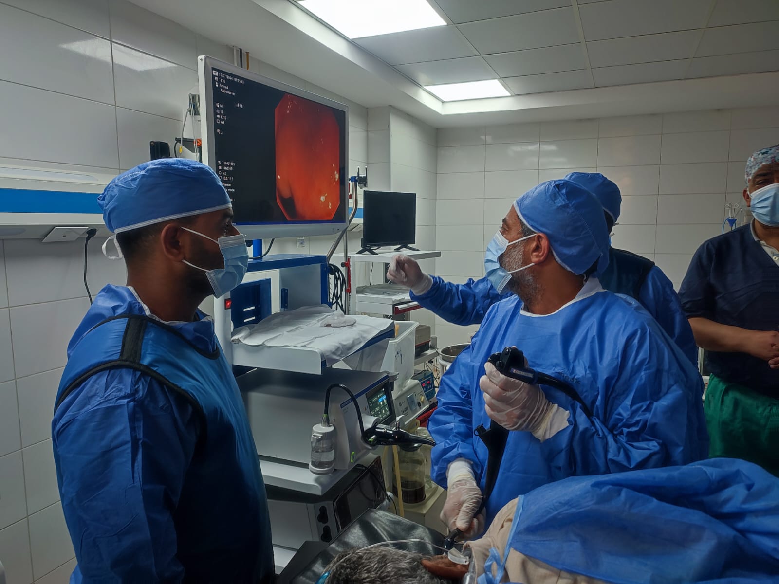 التشغيل التجريبي لعناية نزيف الجهاز الهضمي بالشرقية 02