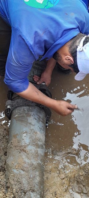 إصلاح كسر ماسورة مياه في الشرقية 03