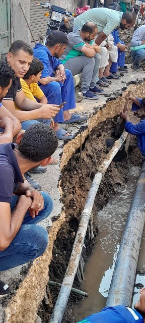 إصلاح كسر ماسورة مياه في الشرقية 04
