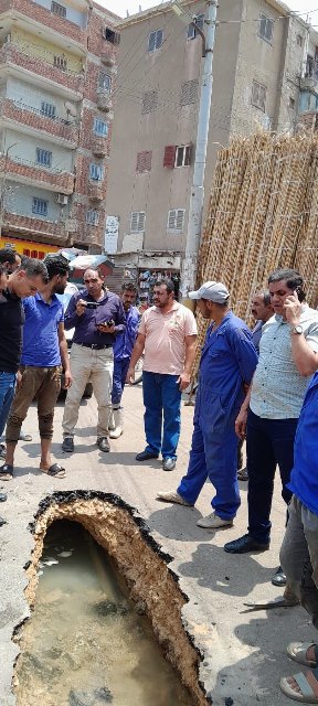 إصلاح كسر ماسورة مياه في الشرقية 06