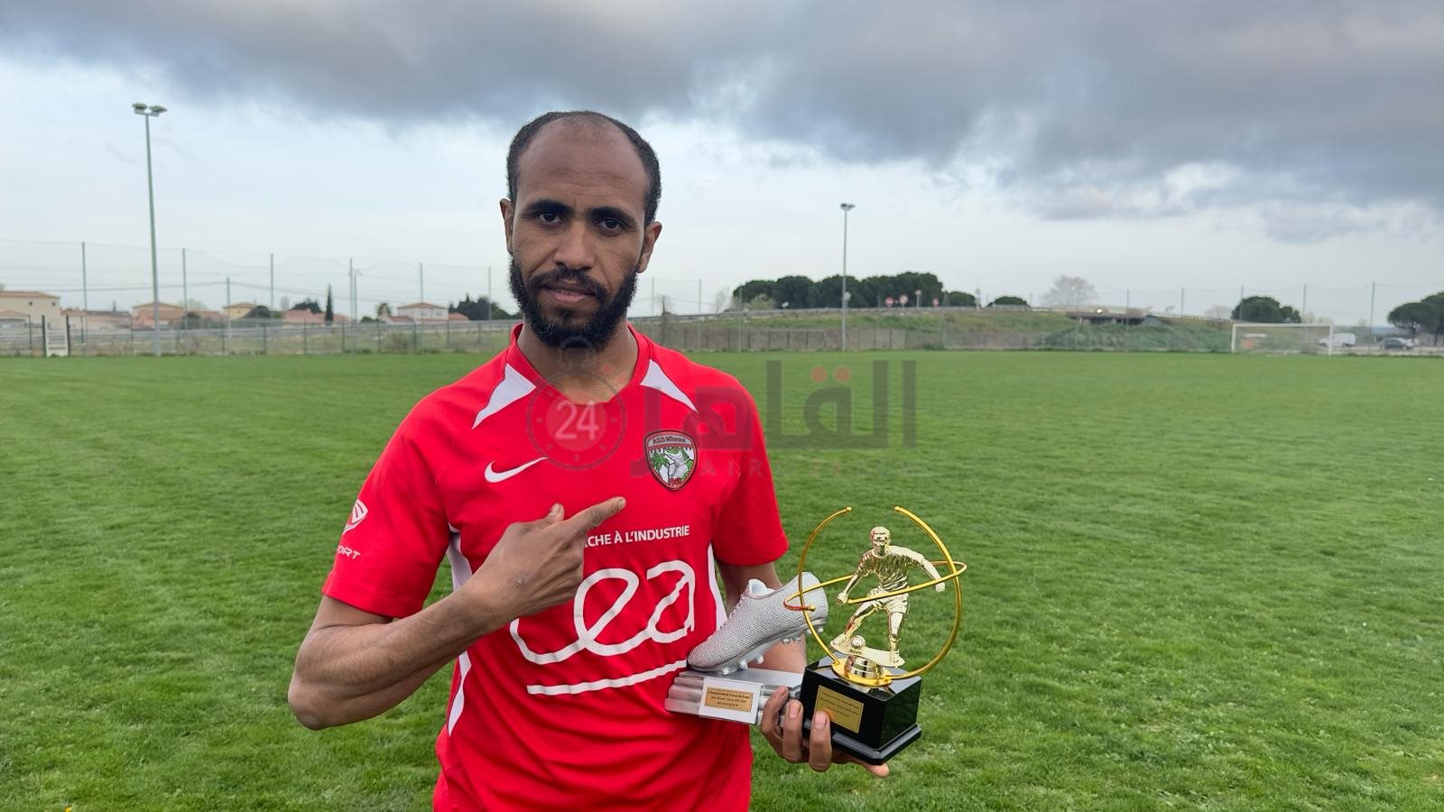 اللاعب طارق الجزار بفرنسا 