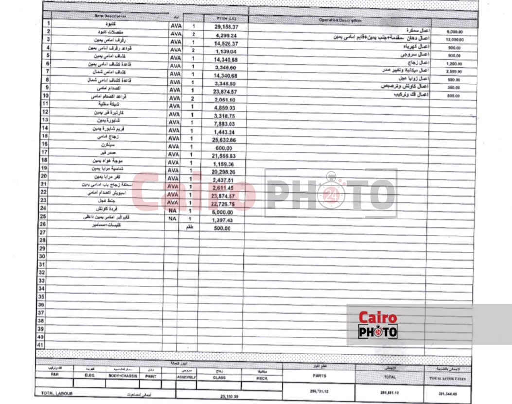 تصليحات سيارة موظفة البترول س