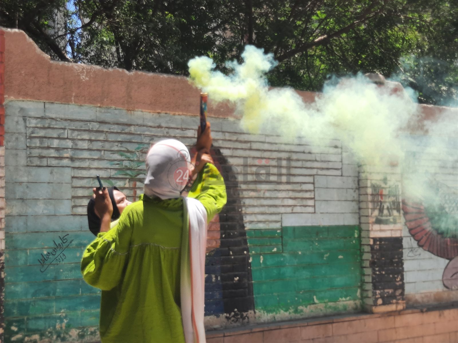 فرحة طلاب الثانوية العامة بالمنيا 