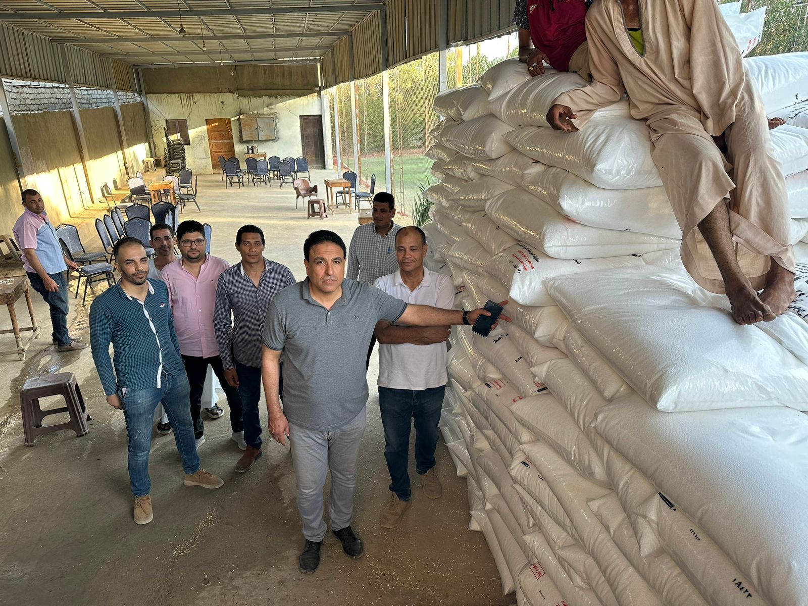 ضبط أسمدة زراعية في الفيوم