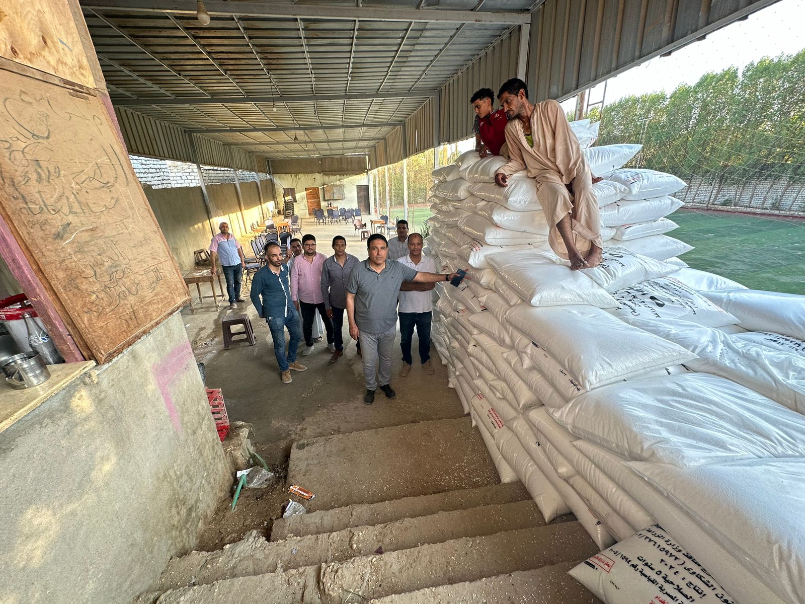 ضبط أسمدة زراعية في الفيوم