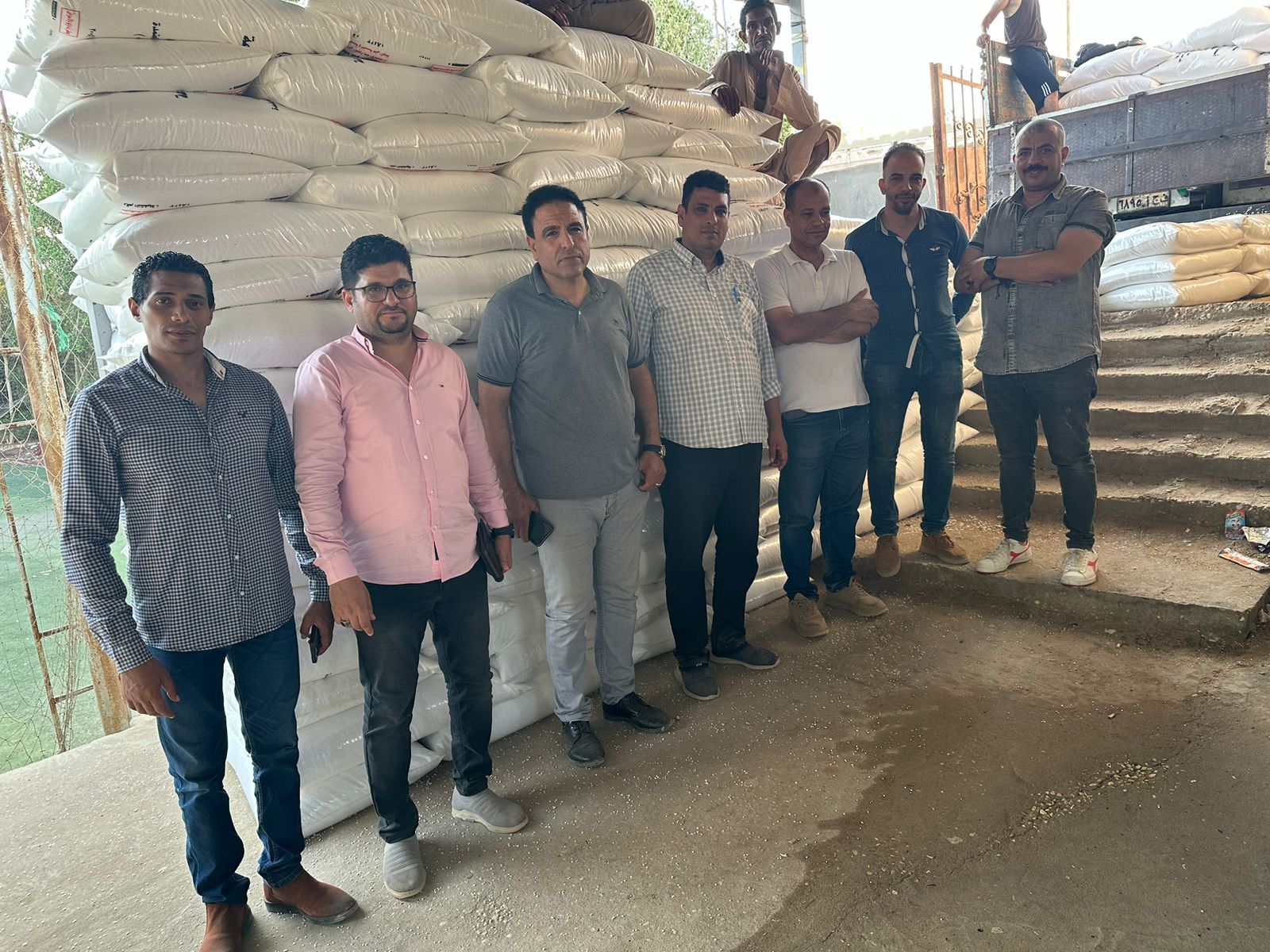 ضبط أسمدة زراعية في الفيوم