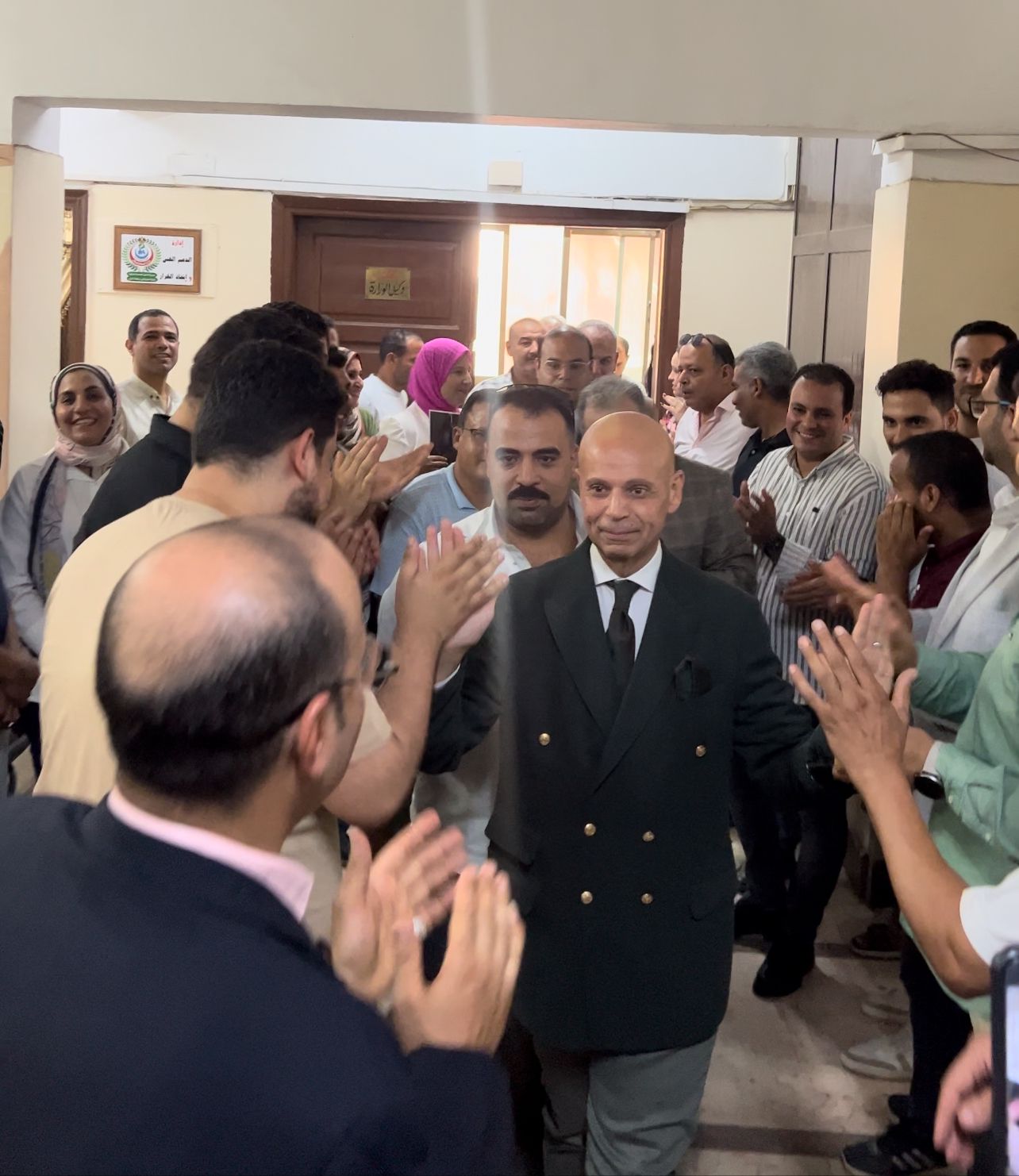 ممر شرفي لوكيل وزارة الصحة بالشرقية