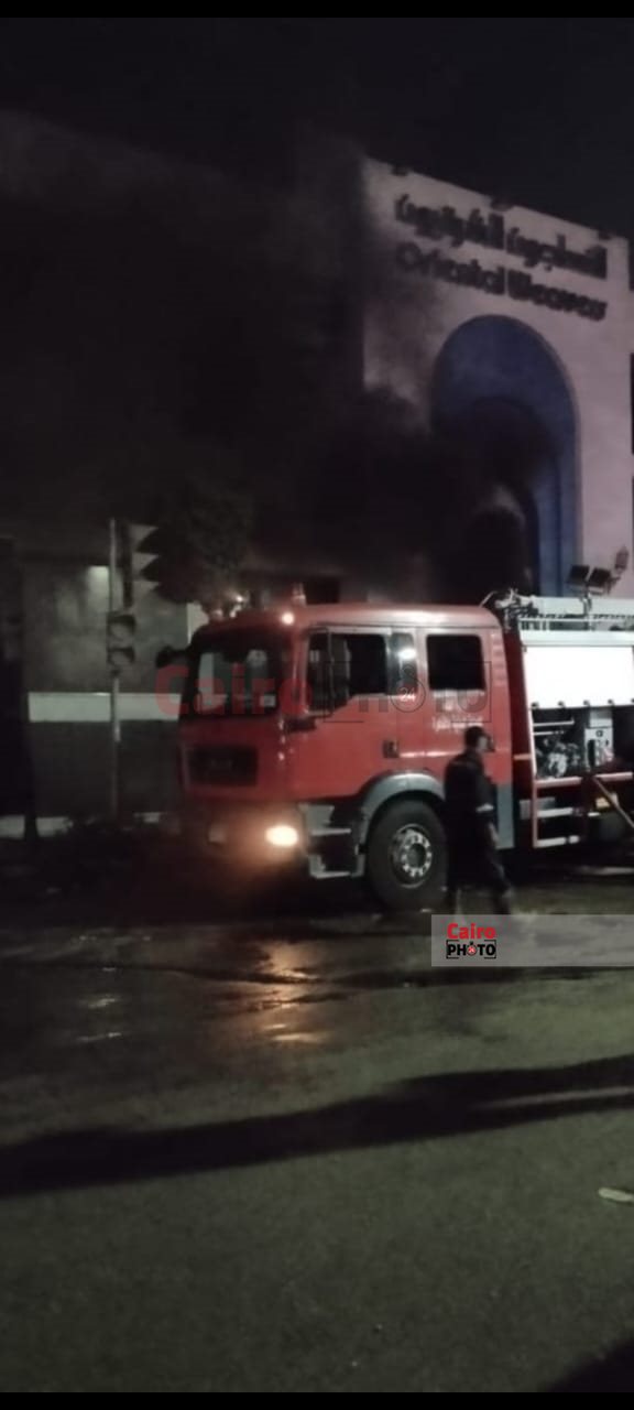 حريق نشب بمبنى النساجون الشرقيون بالمعادي