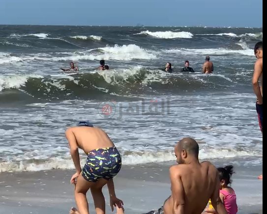 ارتفاع كبير للأمواج في بورسعيد