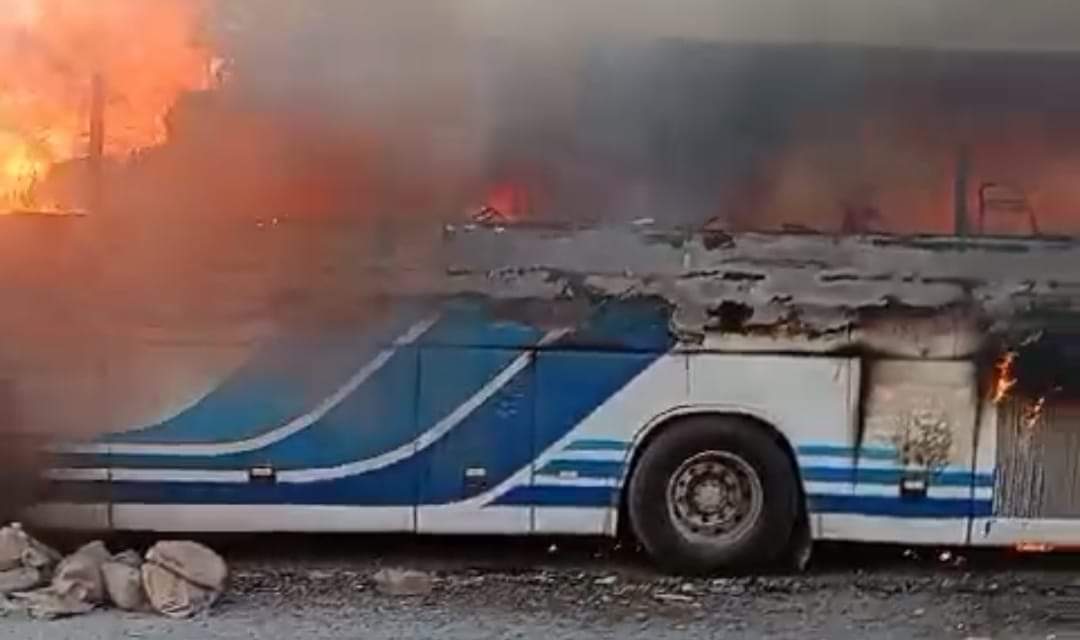 حادث تصادم أتوبيس بتريلا بصحراوي المنيا