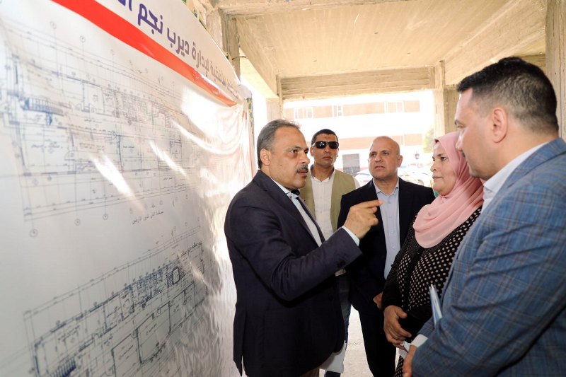 محافظ الشرقية يتفقد أعمال إنشاء إدارة ديرب نجم التعليمية