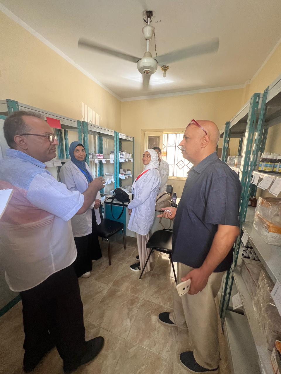 جولة وكيل صحة الفيوم 