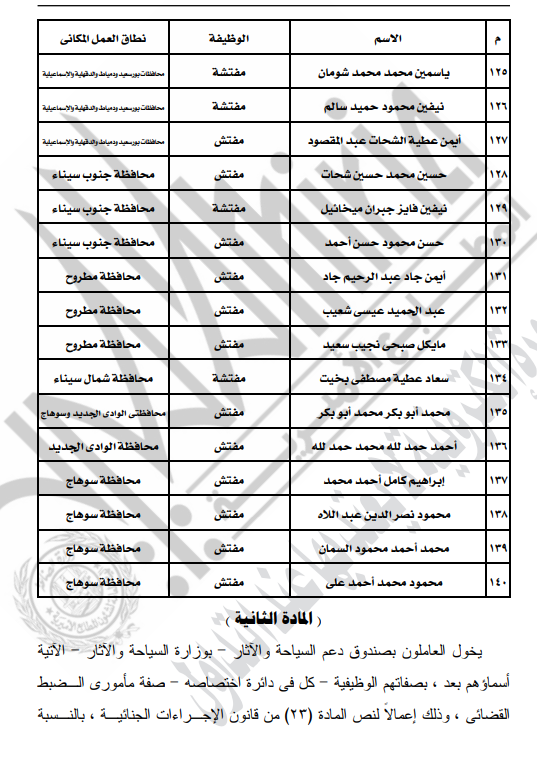 قرار وزير العدل 7 