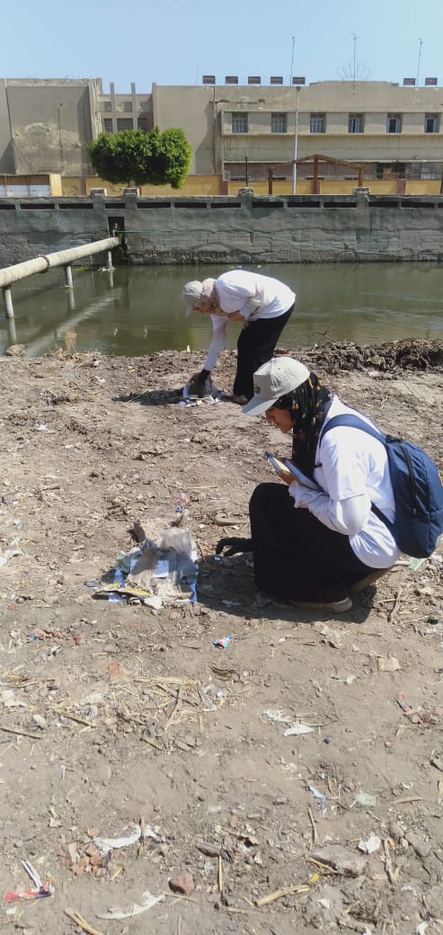 حملة مكبرة للنظافة ورفع الملوثات الصلبة الملوثة لبحر يوسف بالفيوم
