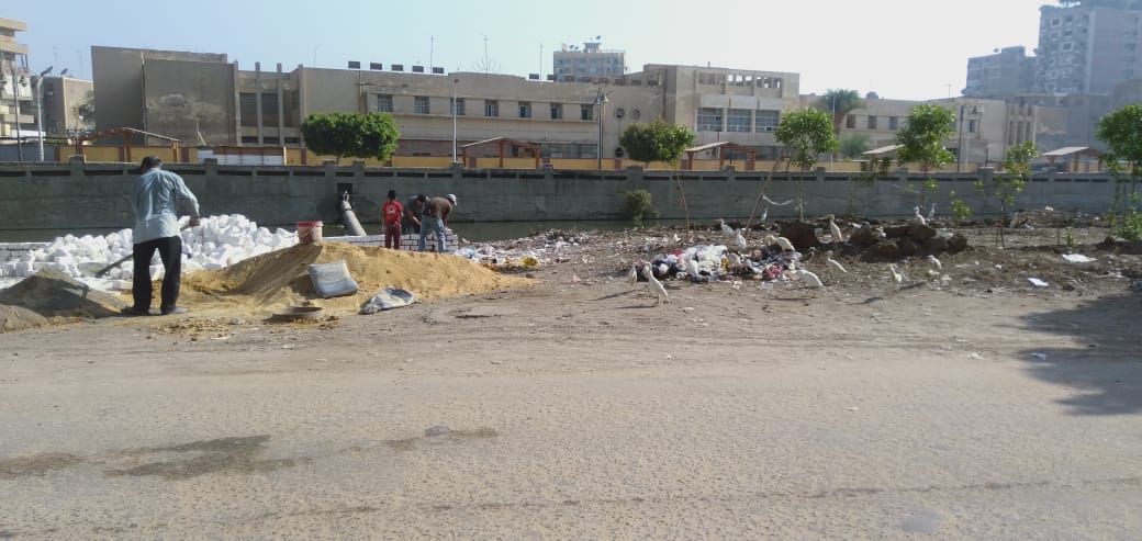 حملة مكبرة للنظافة ورفع الملوثات الصلبة الملوثة لبحر يوسف بالفيوم