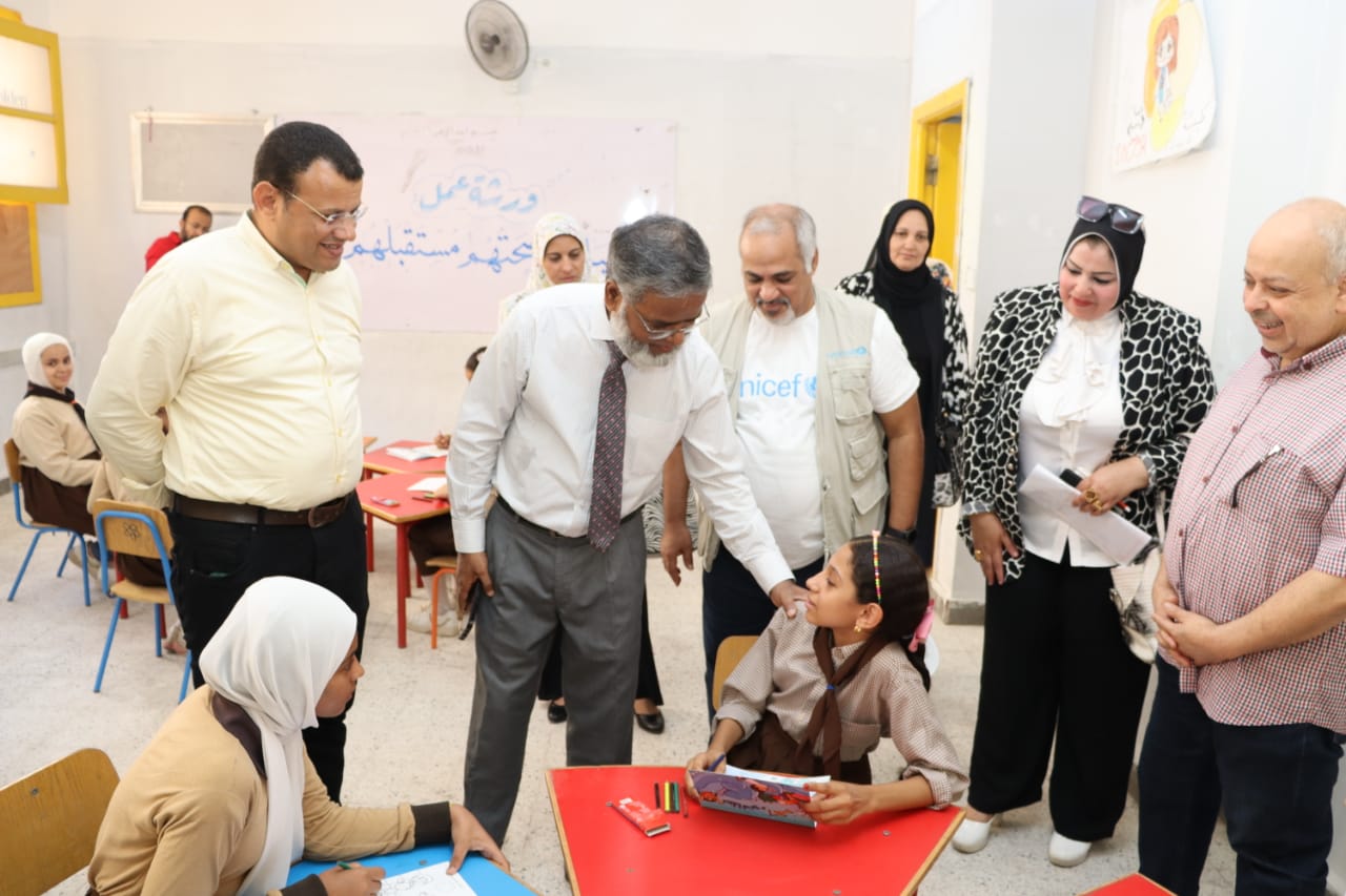 رئيس مياه الفيوم يستقبل نائب سفير اليونيسف بالقاهرة�