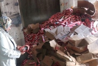 الصور الأولى لـ ضبط 11 طن لانشون غير صالح للاستهلاك الآدمي بالشرقية