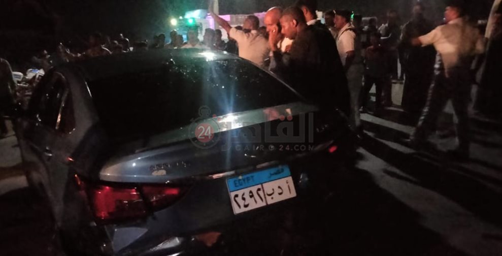 حادث انقلاب سيارة زفاف بالمنيا (4)