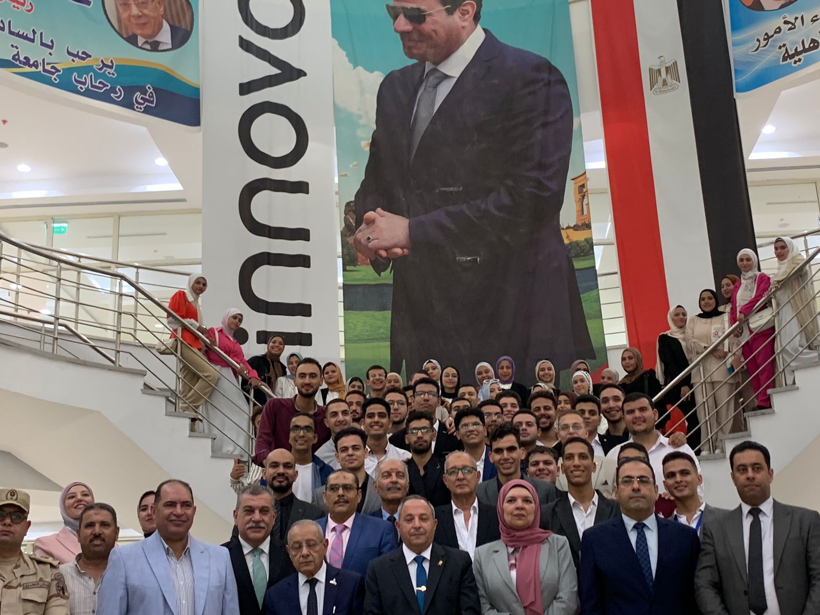 محافظ بورسعيد يزور الجامعة الأهلية