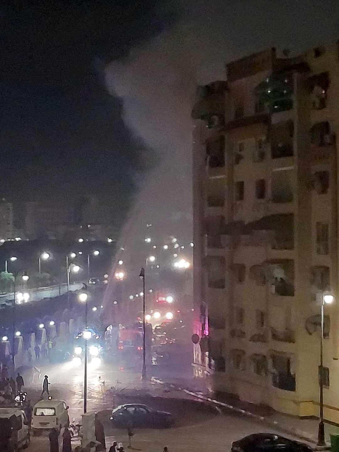 حريق وحدة سكنية ببورفؤاد 