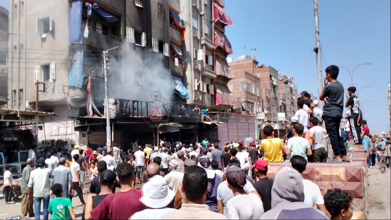 اندلاع حريق داخل ورشة تصنيع مواتير بالدقهلية