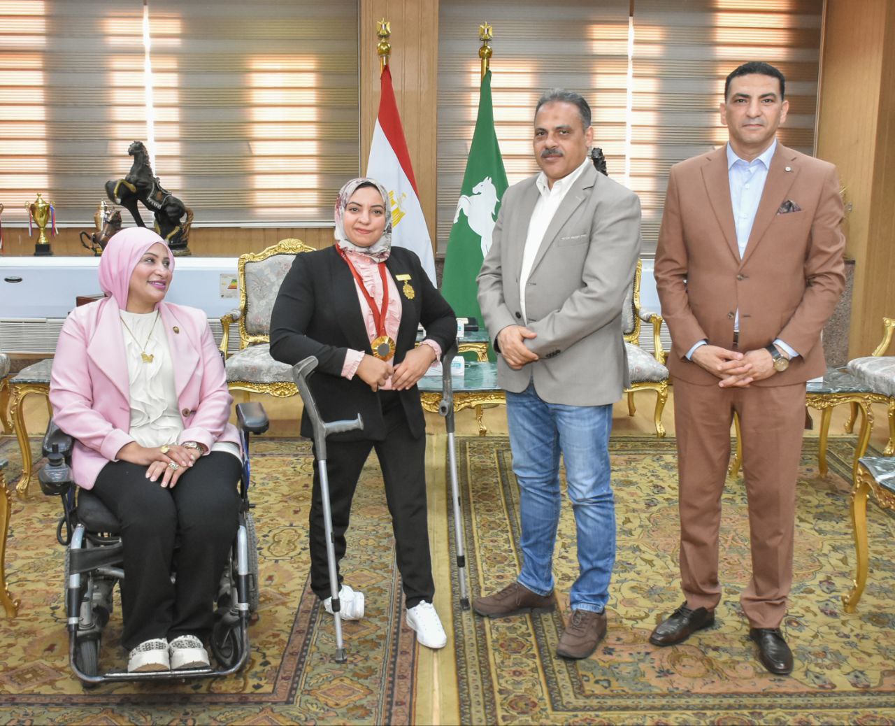 محافظ الشرقية يكرم بطلة بارلمبياد باريس 01