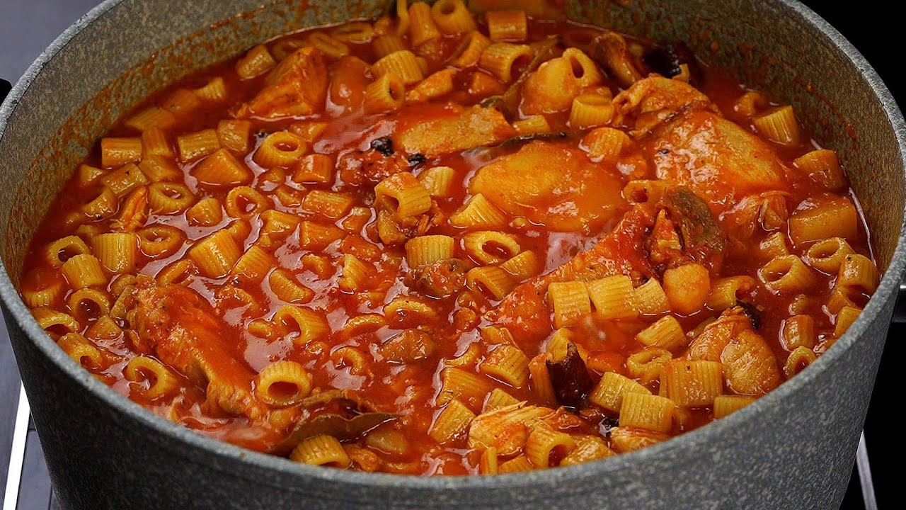 طريقة عمل المكرونة المبكبكة بدون لحم