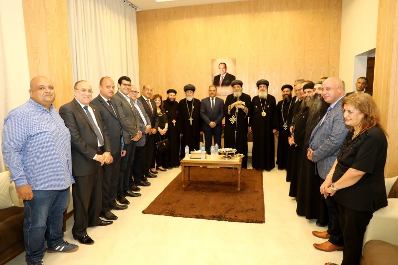 البابا تواضروس الثاني يدشن كنيسة القديسة الشهيدة رفقه وأولادها الخمسة 01