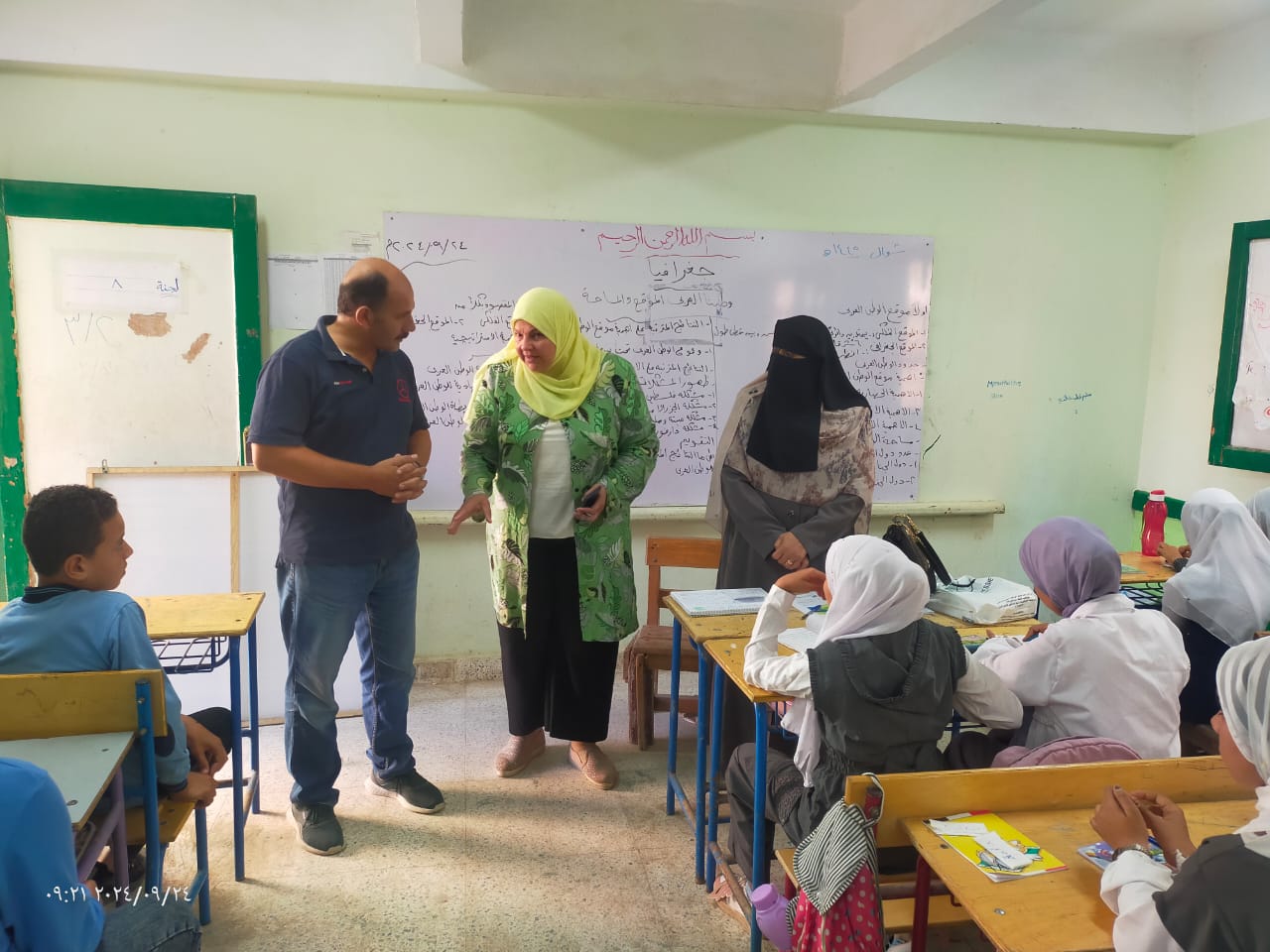 وكيل الوزارة تفاجئ مدارس إطسا وتؤكد على جودة التعليم بالفيوم