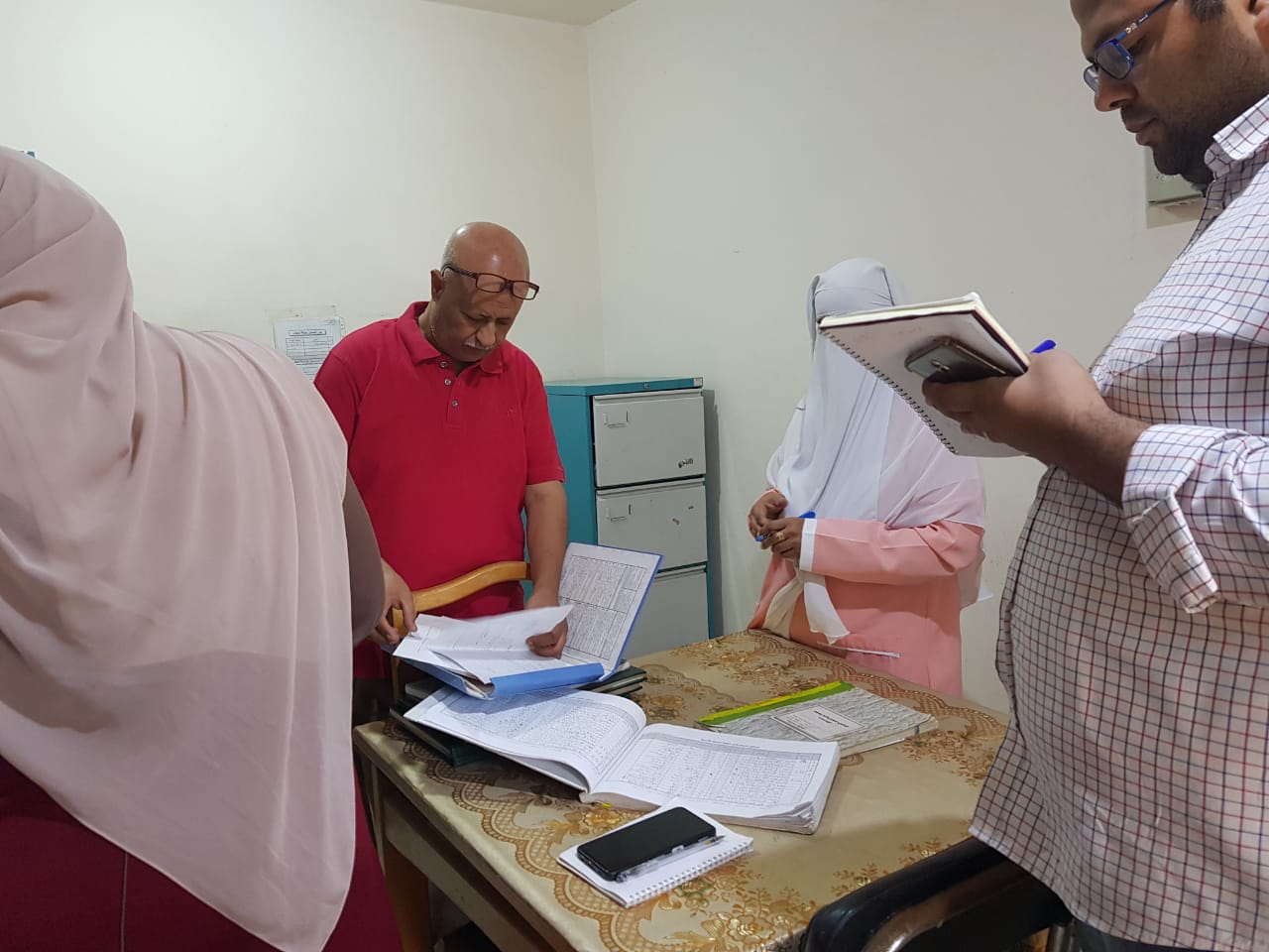 جولة مفاجئة لوكيل �صحة الفيوم� على الوحدات الصحية بمركز طاميه. إحالة للتحقيق ومكافأة