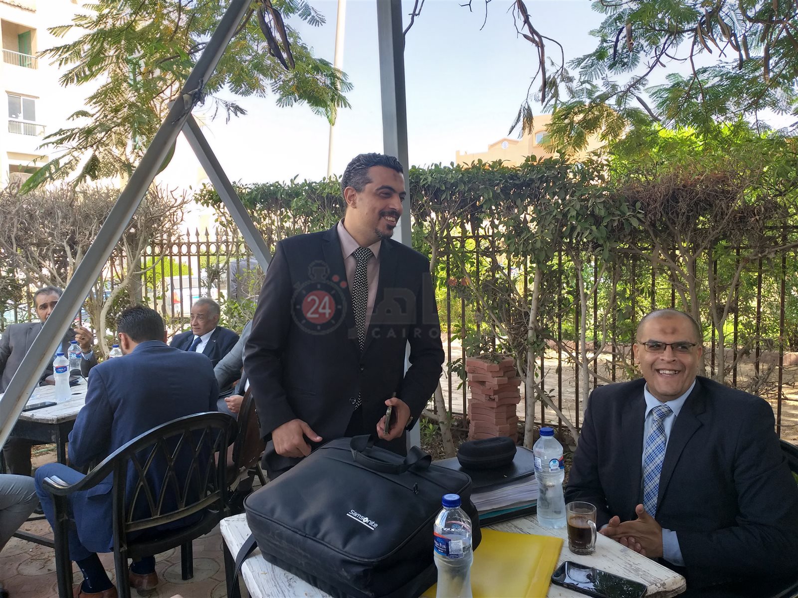  فرد الأمن المعتدى عليه من إمام عاشور (2)