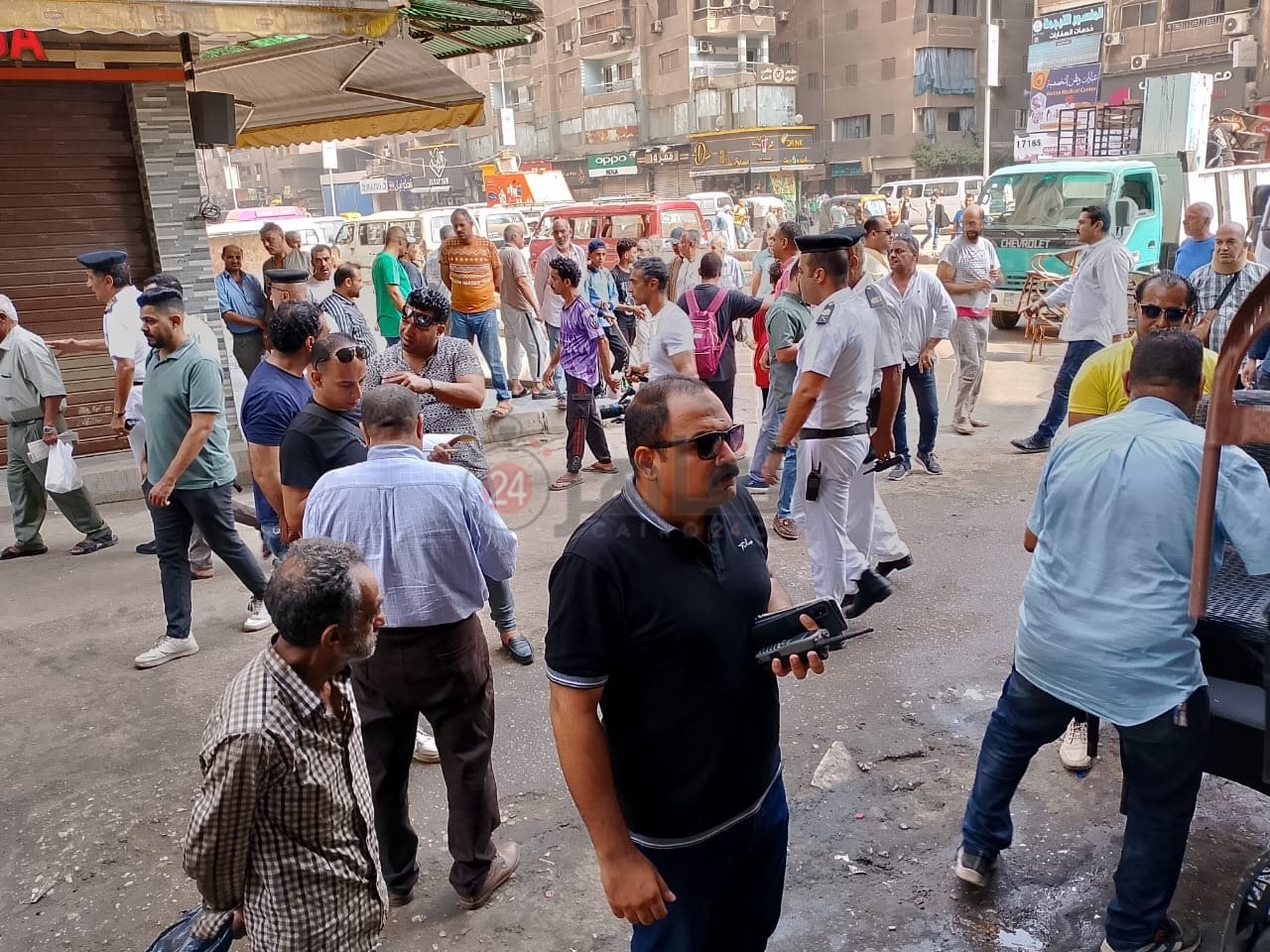 حملة حي بولاق الدكرور لإخلاء شارع العشرين 