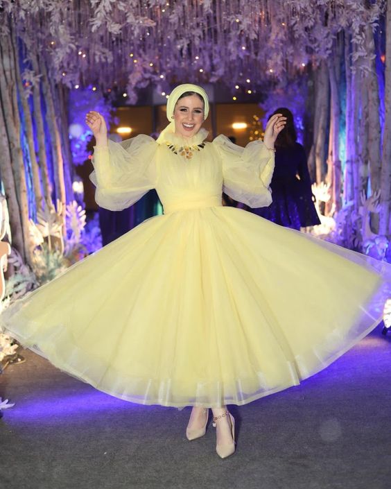 فساتين خطوبة محجبات