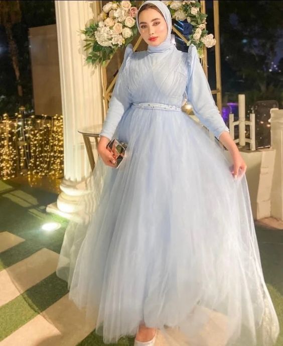 فساتين خطوبة محجبات