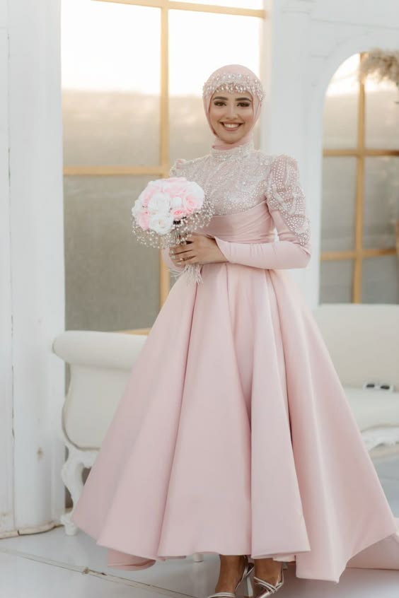 فساتين خطوبة محجبات