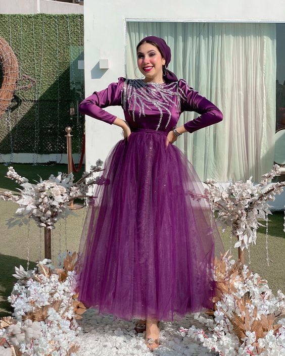 فساتين خطوبة محجبات