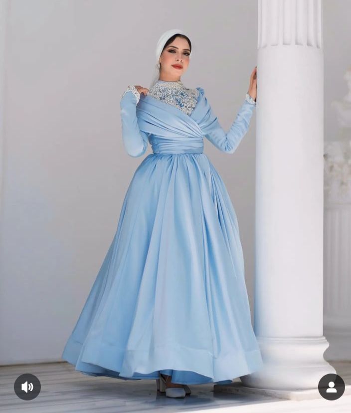 فساتين خطوبة محجبات