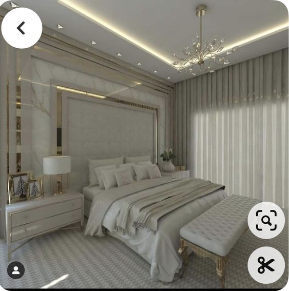 غرف نوم كلاسيك مودرن