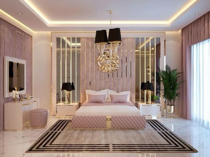 غرف نوم كلاسيك مودرن