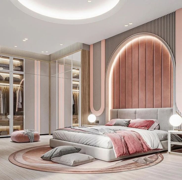 غرف نوم كلاسيك كاملة بالدولاب