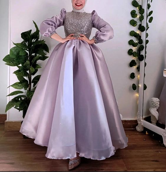 فساتين سواريه بسيطة وشيك للمحجبات