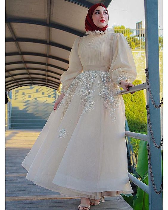 فساتين سواريه بسيطة وشيك للمحجبات