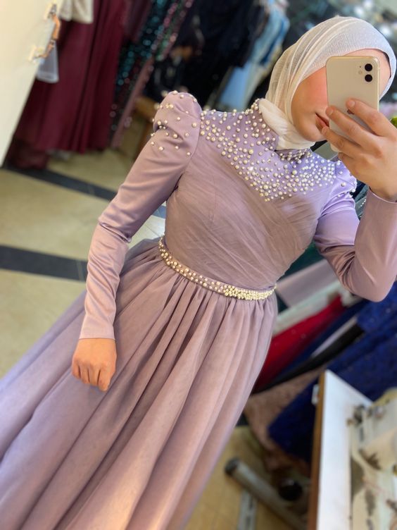 فساتين سواريه بسيطة وشيك للمحجبات