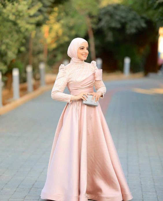 فساتين سواريه بسيطة وشيك للمحجبات