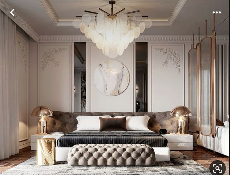 غرف نوم كلاسيك مودرن