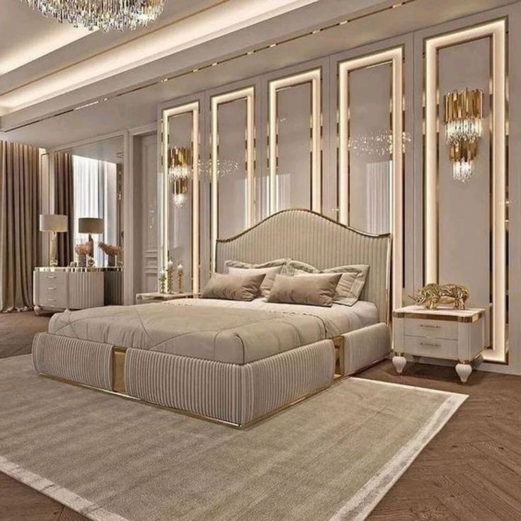 غرف نوم كلاسيك مودرن