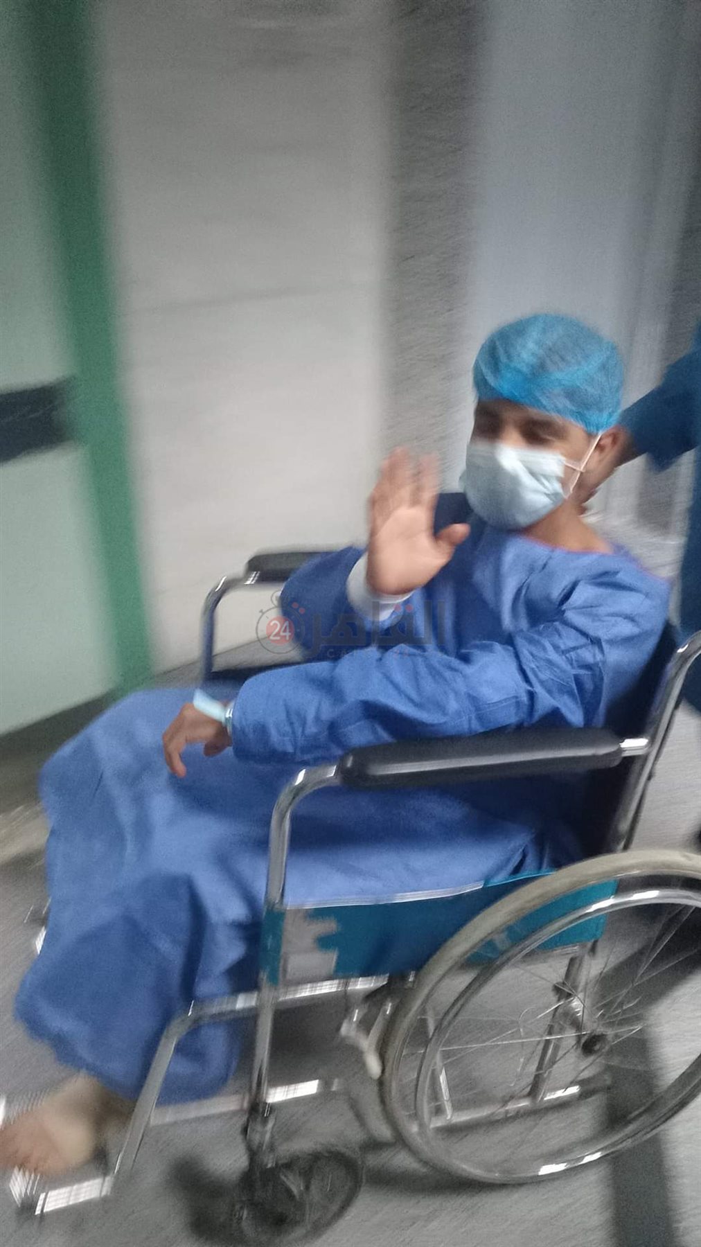 الشاب المصاب