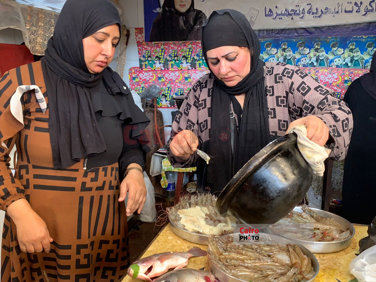 أم سمر شيف الأسماك ببورسعيد 