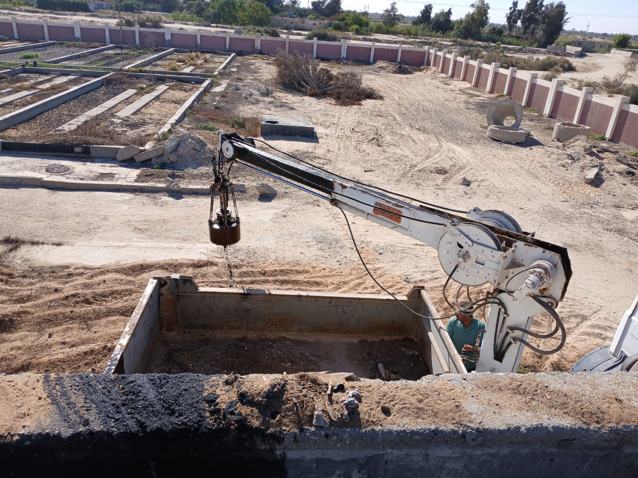 تطهير محطات الصرف الصحي